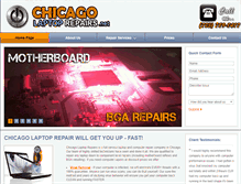 Tablet Screenshot of chicagolaptoprepairs.net
